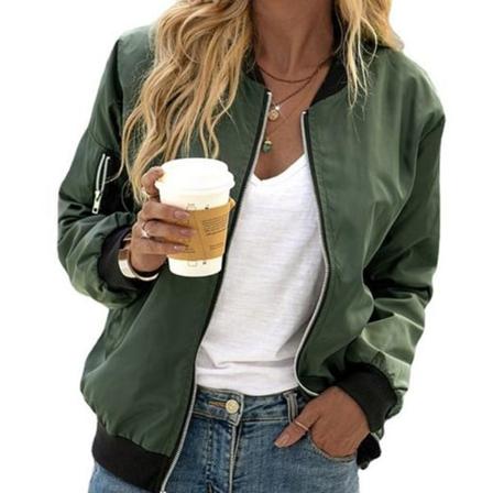 Dame Batman Jakke Mode Frakke 38-L dark green L