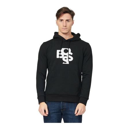 Hugo Boss, Hoodies Zwart, Heren, Maat:S