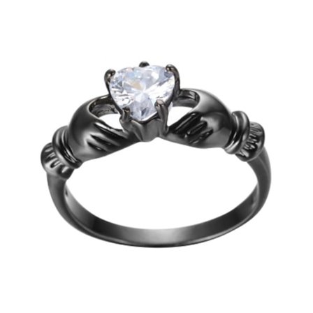 18K Guldfyllda guld Filled gulddoublé Ring CZ