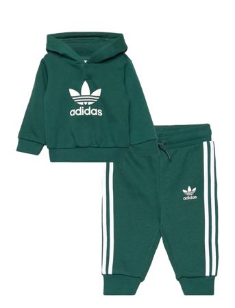 Adicolor Hoodie Set Sets Tracksuits Vihreä Adidas Originals