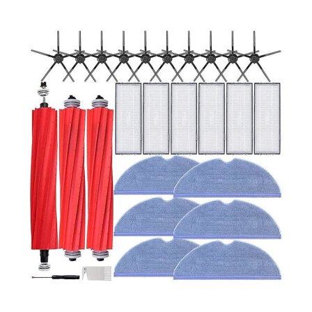 Kit för S7, S7 Plus, s7 Maxv, s7 Maxv Plus, t7, t7s Robot Huvudsidoborste Filter Moppar