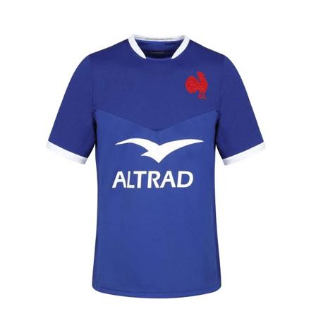 Mordely 2020-2021 Frankrike Hemma Borta Rugbytröja (Vuxenstorlek) Blue S