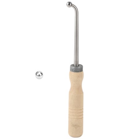 Trompet reparationsværktøj Massivt træ Instrumentvedligeholdelse med 1 pladekugle til fransk horn