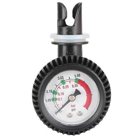 Oppblåsbar Båt Kajakk Surfebrett Luftpumpe Trykkmåler