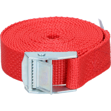 SPENNBÅND U/VINSJ RØD 3,5M