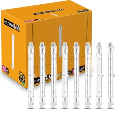 8 kpl R7S halogeenilamppu 118mm 300W Himmennettävä AC220-240V