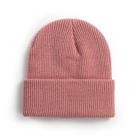 Varm strikkede huer Solid Unisex til kvinder Beanie uldblandinger Blød efterårs vinterhue