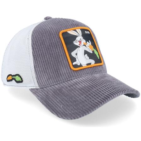 Capslab - Grau trucker Cap - Looney Tunes Bugs Bunny Grey A-Frame Trucket @ Hatstore