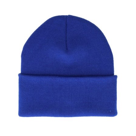 Beechfield - Bleu cuff Bonnet - Recycled Bright Royal Cuff @ Hatstore