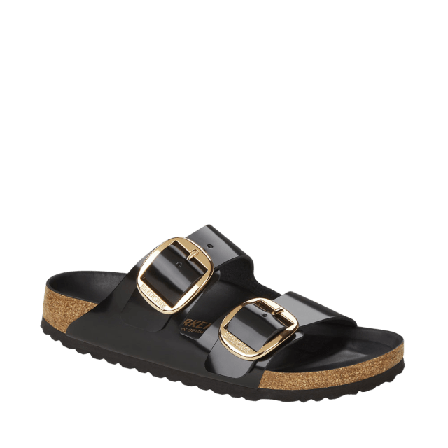 Birkenstock Arizona Big Buckle HEX Shine Sandaler Dam Svart 39