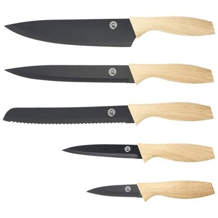 Masterchef Natural Knivsett med 5 kniver - Kjent fra MasterChef Norge
