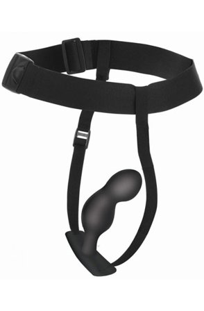 P-Spot Plugger Anal Plug With Harness & Remote Control Prostatavibraattori