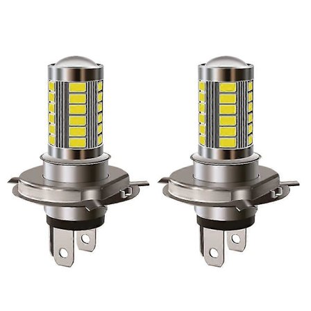 H7 Superkirkkaat LED-ajovalopolttimot Muunnossarja Kauko- ja lähivalo 6500k Valkoinen