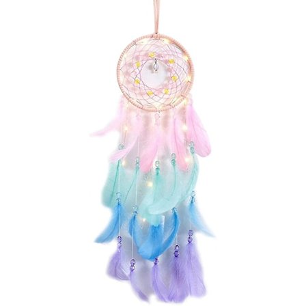 Led Glowing Dream Catcher, Dream Catchers Wall Decor, Dream Catcher Med Led Lys, Dream Catcher