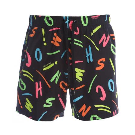 Love Moschino, Beachwear Czarny, Mężczyzna, Rozmiar: S