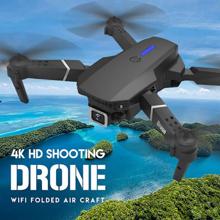 Ny RC Drone 2024 med 4K HD Kamera WiFi FPV Foldbar Quadcopter 3 Batterier Bedst Sælgende