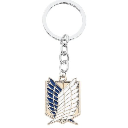 Attack On Titan Theme Survey Corps Nyckelring Nyckelring Mini Hängande Ornament Fans Presenter