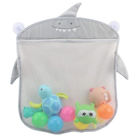 Badeleketøy Organizer Oppbevaring Ekstra Stor Barn Mesh Net Oppbevaringspose Med To Tunge Sugere