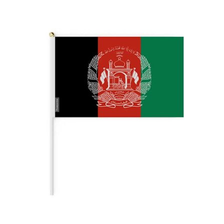Flag - Afghanistan - Mini Flag - 14 x 21 cm - Polyester - Let and robust