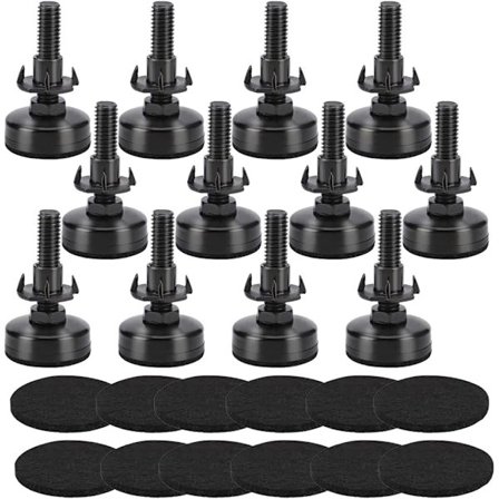 3/8"-16 justerbare føtter (12 stk)