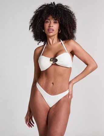 Hunkemöller Cabo Highleg R - White - L