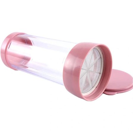 Pudersockersikt, mjölsikt koppformad design