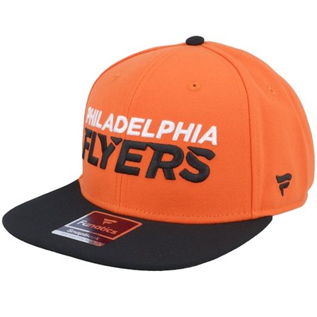 Fanatics - NHL Oransje snapback Caps - Philadelphia Flyers Iconic Color Blocked Dark Orange/Black Snapback @ Hatstore