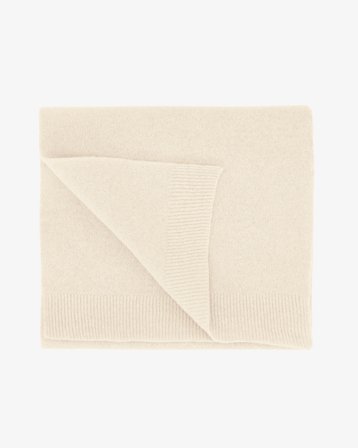 Merino Wool Scarf - Optical White