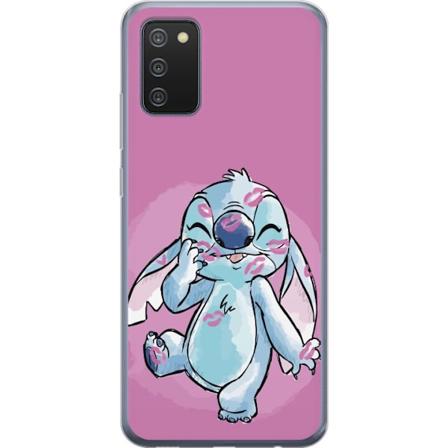 Samsung Galaxy A02s L pin kyv kuori Stitch Puss