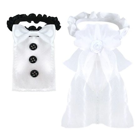 Brud och brudgum vinkoppar wraps champagne glas flaskor cover