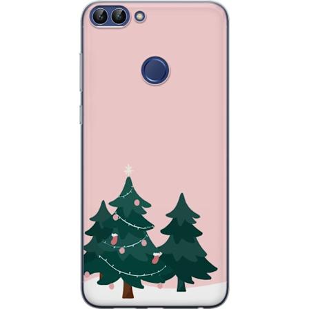 Huawei P smart Gennemsigtig cover Juletræer Glædelig Jul