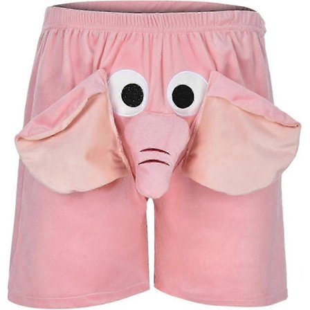 Elefant Snabel Undertøy Morsomt Elefant Undertøy Nyhet Bokser Shorts Spøk Gaver Herre Bomull Atletisk Shorts