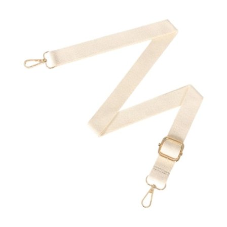 Puuvillahihna Käsilaukku Vyöt BEIGE & GOLD