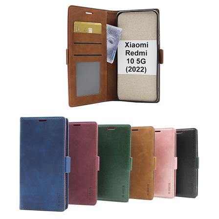 Lyx Standcase Wallet Xiaomi Redmi 10 5G (2022) Mörkgrön