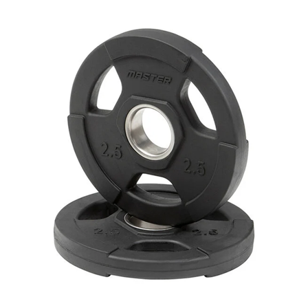 Master Fitness Kumipäällysteinen Painolevy 50 mm 1,25–20 kg