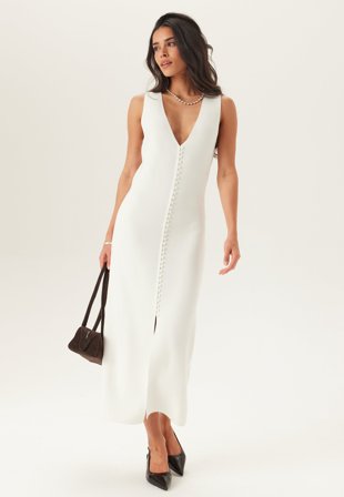 BUBBLEROOM - Knitted Vest Dress - Offwhite