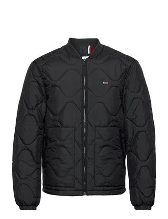 Tjm Quilted Bomber Black Tommy Jeans