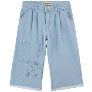 Tocoto Vintage Blue Palazzo Denim Jeans 2 Years - Bottoms - 2 years - Blue