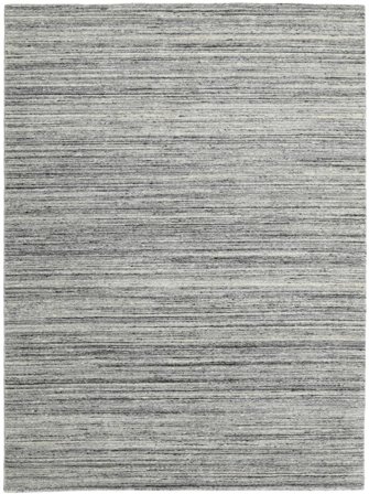 Tapis De Laine Uni Mazic Gris Oeko-Tex
