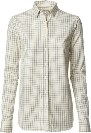 Chevalier Scaleby Shirt Shooting Fit Women Marble Green Tattersall