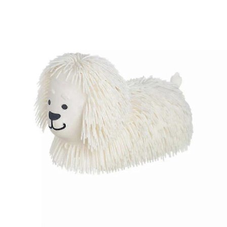 TPR Stress Pinch Joy Barn Stress Dragleksak Lång Hårboll Mjuk Silikon Ventil Gåva