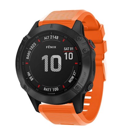 Silikonarmband Garmin Fenix 6X Orange