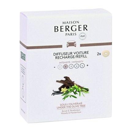 Maison Berger Paris Diffuseur Voiture Recharge Sous L'Oliveraie - Profumo per Automobile