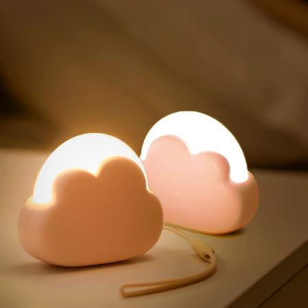 Galaxy 2-pakke baby, oppladbar nattlampe for barn, 4 lysstyrkenivåer, skyform