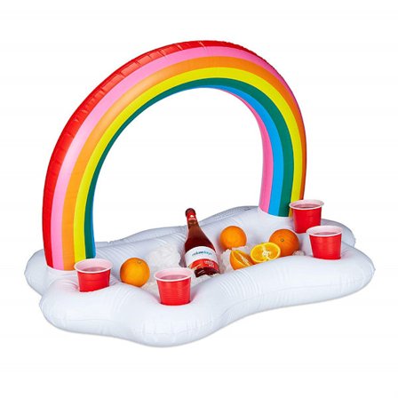 Uppblåsbara underlägg, pool flytande kopphållare, uppblåsbar strandpool boj, uppblåsbar kopphållare, flytande poolbar, uppblåsbar poolpartybricka