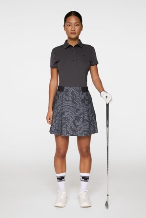 J.Lindeberg - Alesia Print Skirt - Golf - Grey - Women - XS