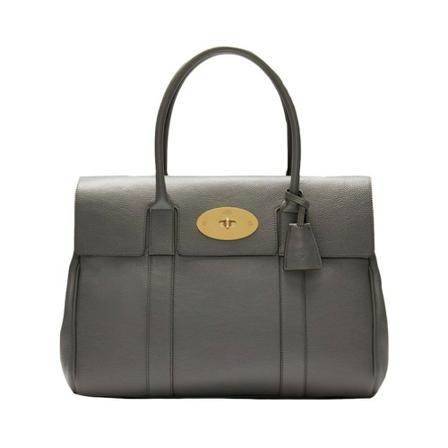 Mulberry, Bayswater Bag Grijs, Dames, Maat:ONE Size