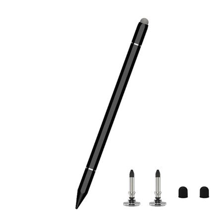 Præcise Stylus Pen Discs & Silikone Tips Black