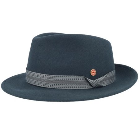 Mayser - Grå fedora Hatt - Maleo Wool Ceder Fedora @ Hatstore