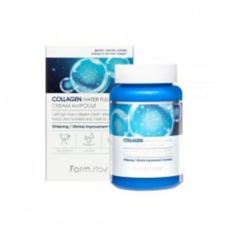 FARM STAY Collagen Water Full Moist Cream Ampoule 250 ML - Kollagen ansiktsampull med kollagen